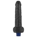 Realistyczne dildo wibrujące Lovetoy Real Softee czarne USB 23 cm
