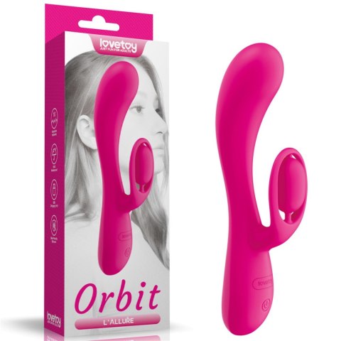 Wibrator króliczek silikonowy Lovetoy LAllure Swirl USB 20 cm