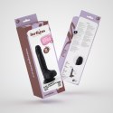 Dildo realistyczne Crushious Inviktus silikonowe czarne 19 cm