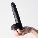 Dildo realistyczne silikonowe Inviktus Crushious 22 cm czarny