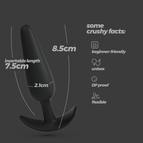 Korek analny silikonowy mały Tic Crushious 8,5 cm