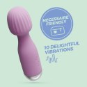 Mini wand Crushious Wanderlust liliowy USB 15 cm