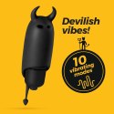 Wibrator mini Crushious O Pet Devil czarny 10 trybów 9 2 cm