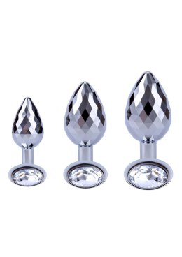 Korek analny Disco Diamond ToyJoy srebrny duży