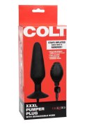 Korek analny pompowany silikonowy Colt XXXL czarny 16 cm