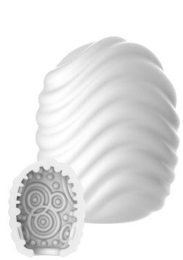 Masturbator mini ToyJoy HERO Wave biały TPE