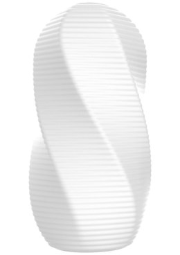 Masturbator średni ToyJoy HERO Swirl biały