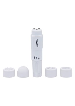 Mini wibrator ToyJoy Pocket Rocket biały 10,5 cm