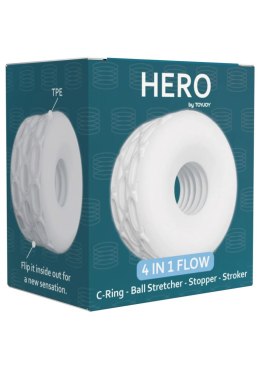 Pierścień 4 w 1 ToyJoy Hero elastyczny