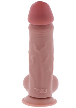 Realistyczne dildo dual density ToyJoy TPE 23 cm