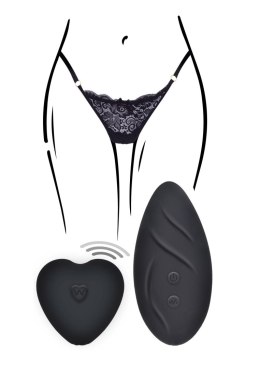 Stymulator do majteczek ToyJoy Angel czarny z pilotem USB