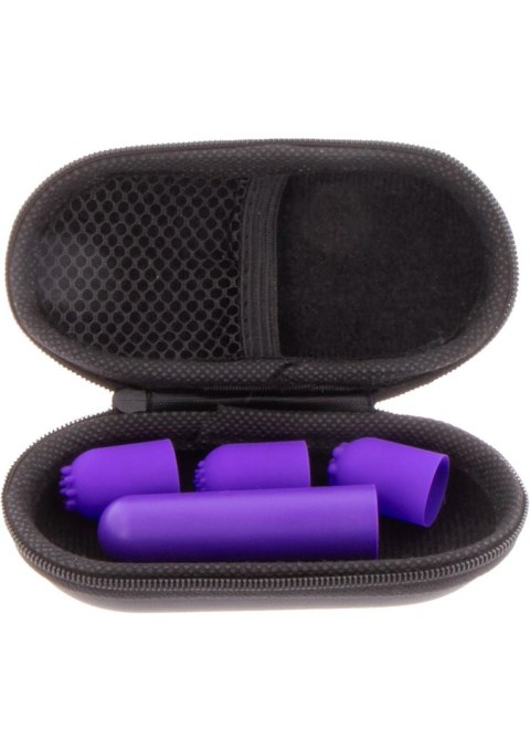 Wibrator kieszonkowy ToyJoy fioletowy 12 funkcji USB 6 cm