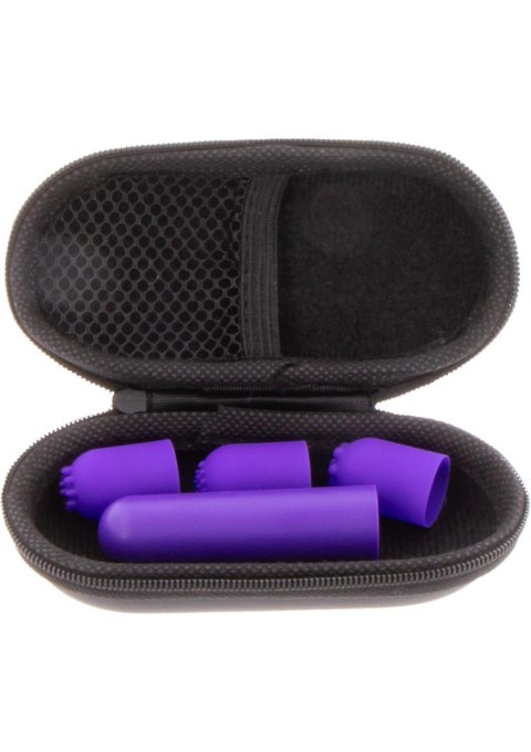 Wibrator kieszonkowy ToyJoy fioletowy 12 funkcji USB 6 cm