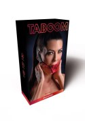 Knebel balonowy Wild Roses Taboom czarny silikonowy 65 cm