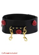 Pas bondage Taboom Wild Roses czarny