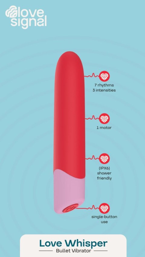 Wibrator silikonowy Love Whisper Dream Toys USB