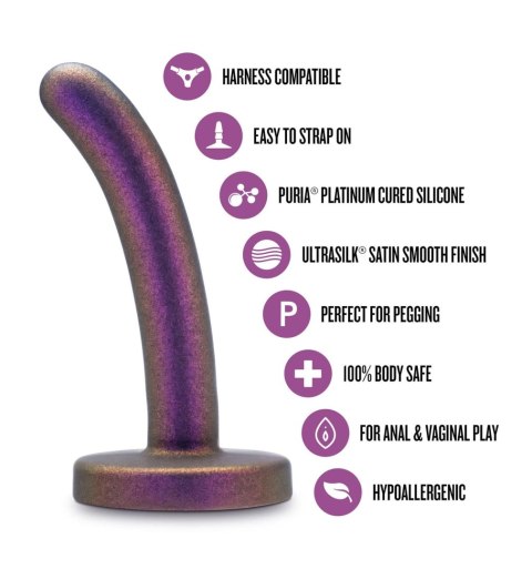 Dildo silikonowe Temptasia Surrender Peg Beginner fioletowe 12 cm