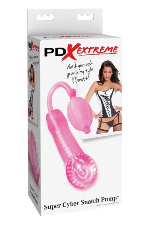 Pompka Pipedream Super Cyber Snatch Pump różowa