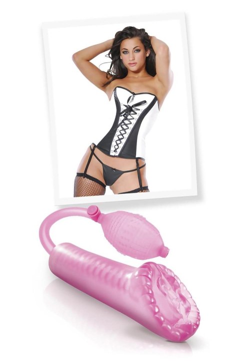 Pompka Pipedream Super Cyber Snatch Pump różowa