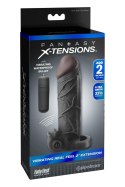 Przedłużka wibrująca Fantasy X-tensions Real Feel 2 cale czarna
