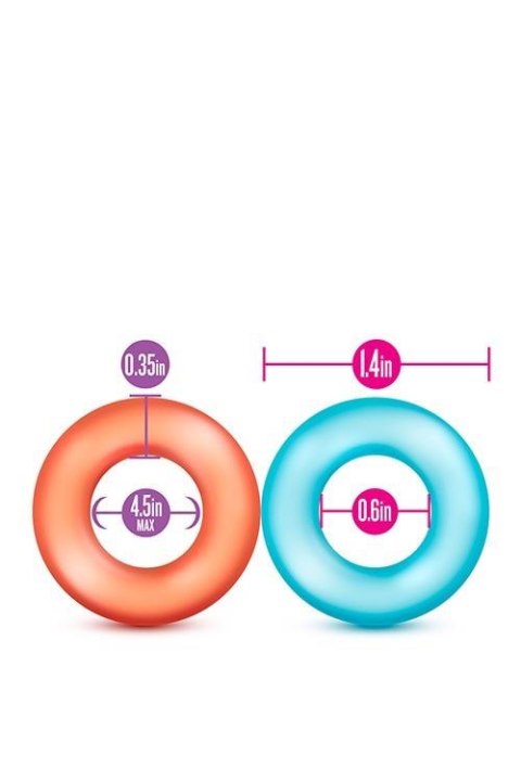 Zestaw 6 pierścieni TPE Play With Me King Of The Ring Blush