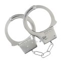 Kajdanki metalowe klasyczne Ouch! srebrne 24 cm