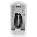 Dildo podwójne w kształcie U RealRock 12,7 cm czarny