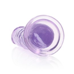 Dildo realistyczne RealRock przezroczyste z przyssawką 20 cm