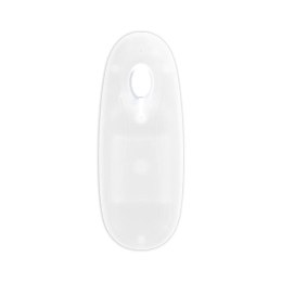 LED Vibrating Straight Cock - 20 cm - Transparent