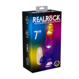 LED Vibrating Straight Cock with Balls - 7