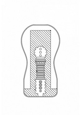 Masturbator analny Real Skin Dark Easy Rider ShotsToys 15,7 cm