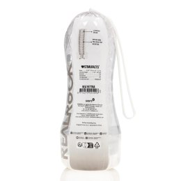 Masturbator teksturowany Easy Rider RealRock transparentny 21 cm