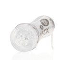 Masturbator teksturowany Easy Rider RealRock transparentny 21 cm