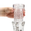 Masturbator teksturowany Easy Rider RealRock transparentny 21 cm