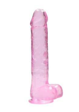 Realistyczne dildo z jądrami RealRock 25,4 cm