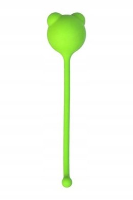 Kulki waginalne silikonowe A Toys zielone 12 cm