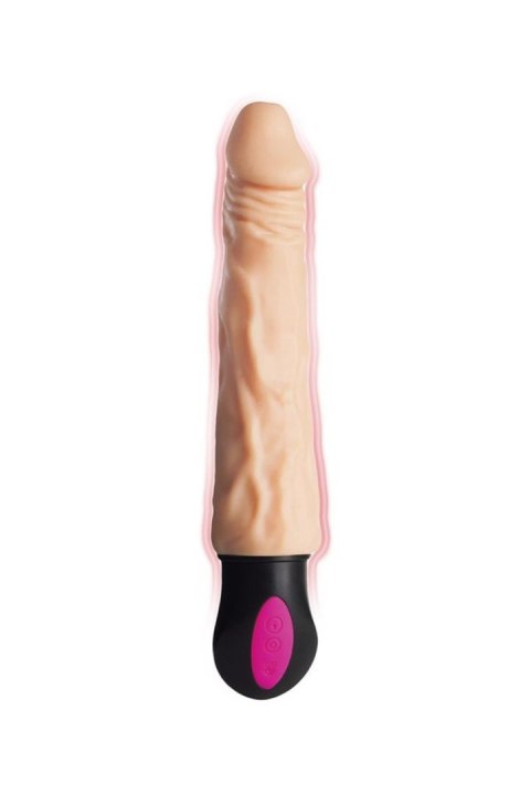Wibrator grzewczy elastyczny TPE A-Toys Benedick 19 cm