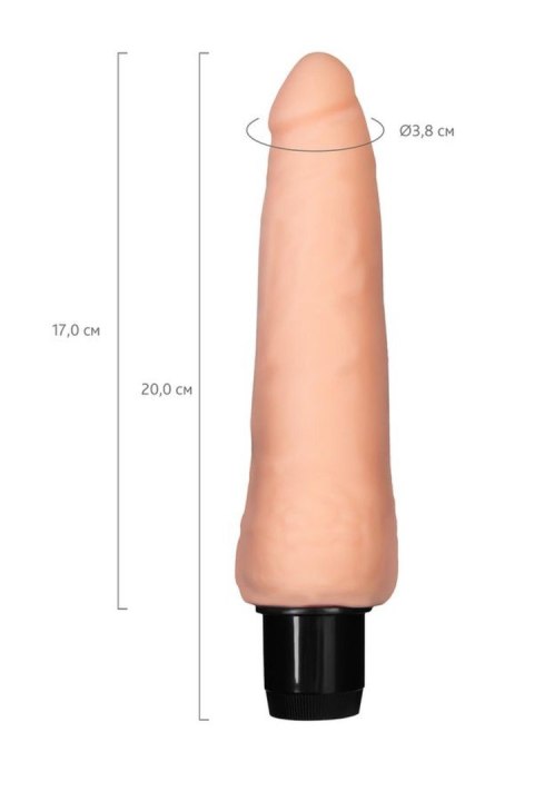 Wibrator realistyczny A-Toys Lank TPE 20 cm
