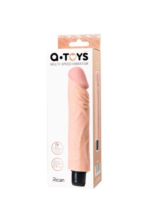 Wibrator realistyczny A-Toys cielisty 22 cm