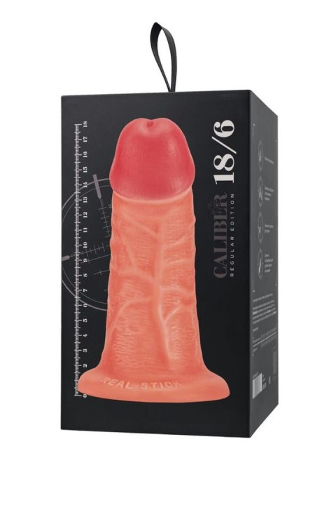 Dildo realistyczne Caliber RealStick cieliste PVC 18 cm 6 cm