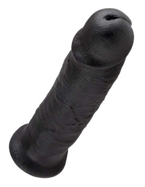 Dildo realistyczne King Cock ciemne 25 cm PVC