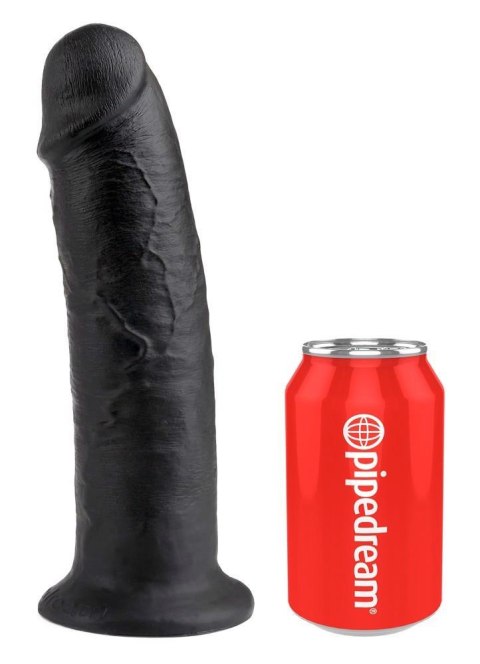 Dildo realistyczne King Cock ciemne 25 cm PVC