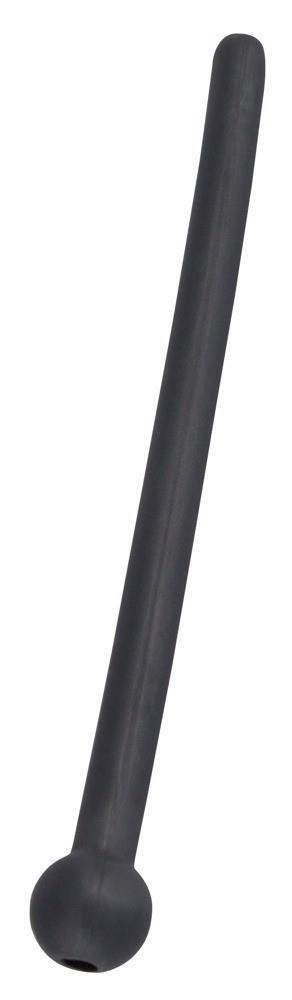 Penis plug Piss Play silikonowy Penisplug czarny 11,8 cm