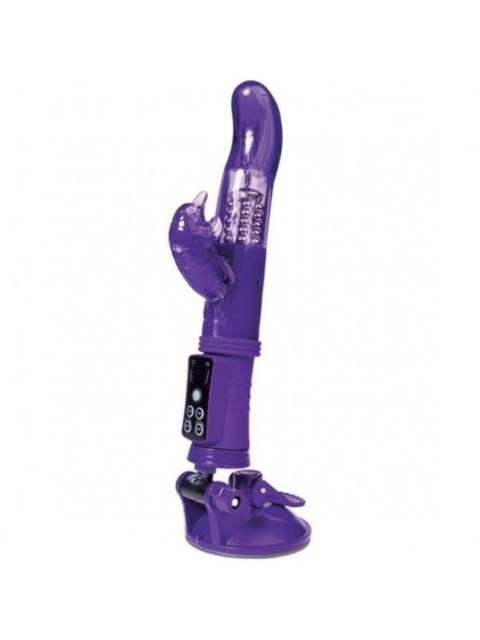 Wibrator króliczek A Toys TPR fioletowy 22,5 cm