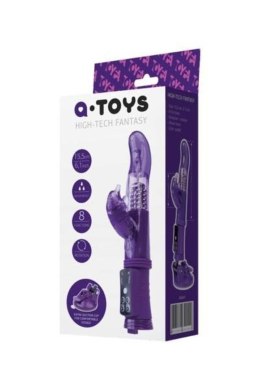Wibrator króliczek A Toys TPR fioletowy 22,5 cm