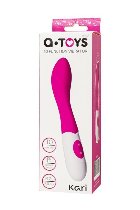 Wibrator punktu G silikonowy A-Toys Kari 12 cm 10 trybów