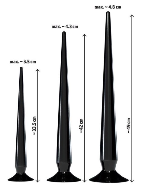 Zestaw super długich korków analnych You2Toys PVC
