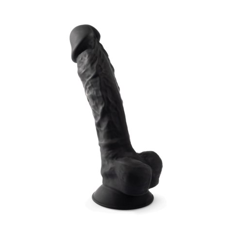 Dildo realistyczne Silexd Model 1 czarny 8 cali