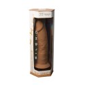 Dildo z cyberskóry Silexd Model 2 karmelowy 19 cm z przyssawką