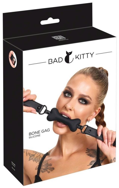 Knebel silikonowy Bad Kitty Dog Bone 12 cm